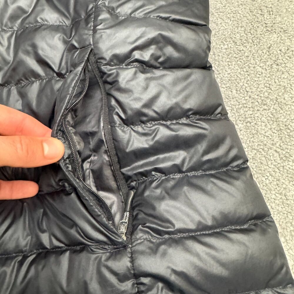 REI Co-Op Down Puffer Jacket Mens Large Black Full Zip Insulated Lightweight - Picture 7 of 16